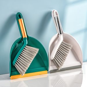 2pcs 10.6 In Mini Brush And Dustpan Set